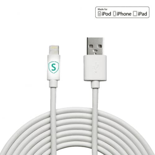 SiGN Lightning-kabel till iPhone / iPad, MFi-certifierad - 1 m Svart