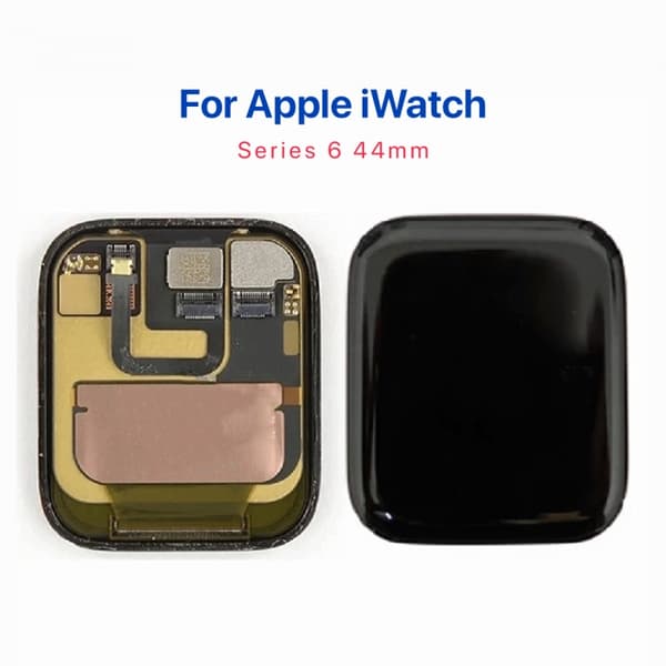 Apple Watch 6 44mm Skärm med LCD Display - Original Svart