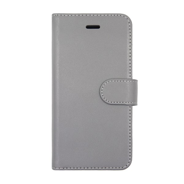 iPhone 6/6S Plånboksfodral Läder med Stativ - Grå