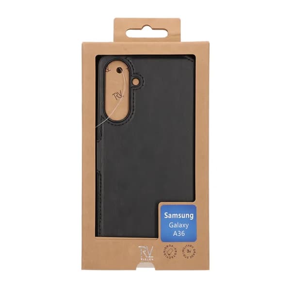 Rvelon Wallet Case--Samsung A36 Black