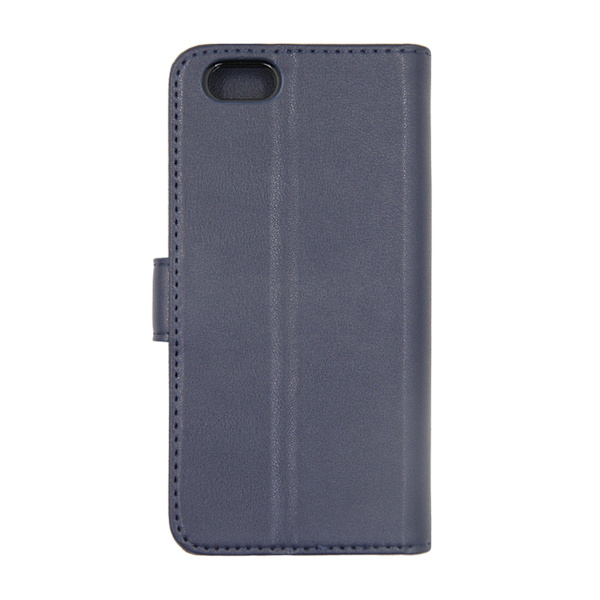 iPhone 6/6S Plånboksfodral Läder med Stativ - Mörkblå