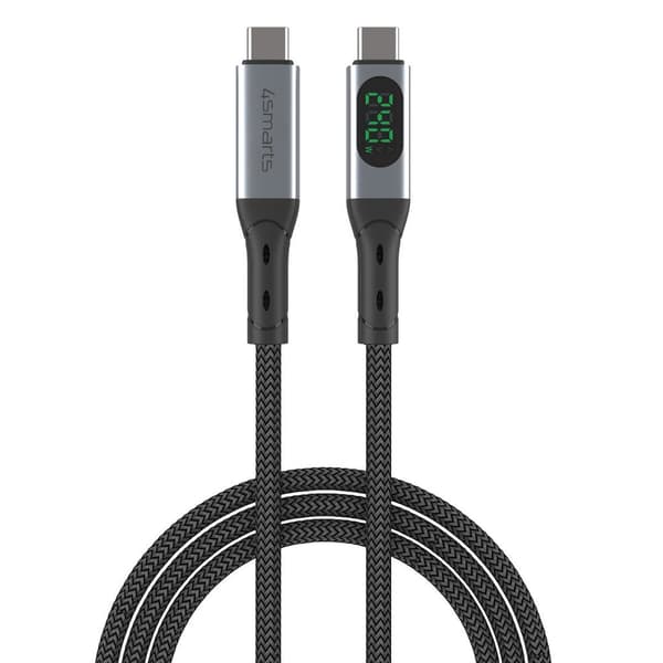 4Smarts DigitCord Enterprise 240W USB-C Cable 1.5m - Black