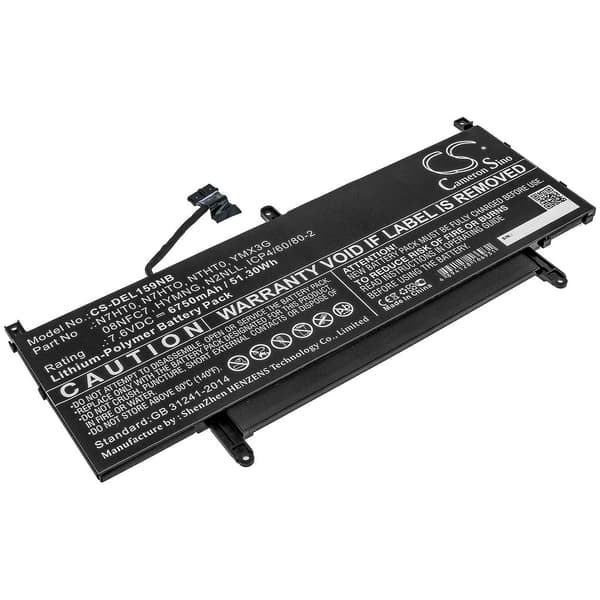Battery for Dell Latitude 15 9510 WPK5N etc