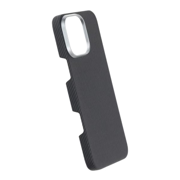 Kevlar Woven Magnetic Case - iPhone 16 Pro Max Black Fine Weave