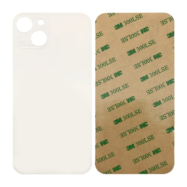iPhone 13 Back Glass with Adhesive Tape - White