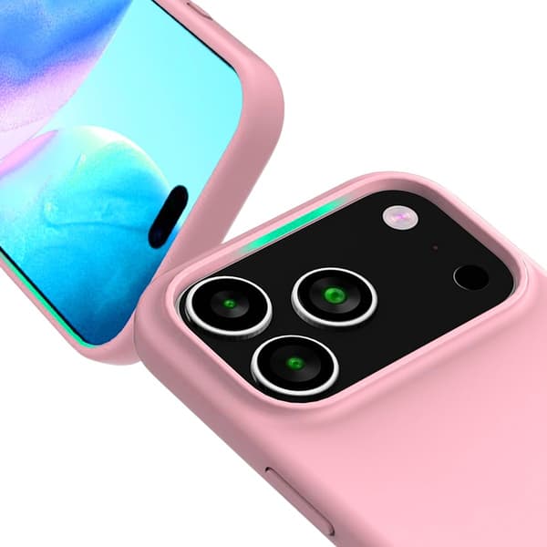 Rvelon Mobile Case Silicone MagSafe for iPhone 17 Pro - Pink