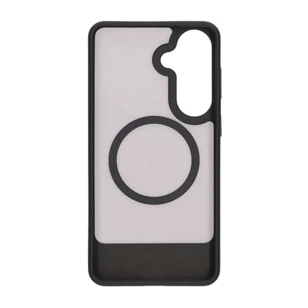 Black Feather Inclined Bracket Magnetic Case - Samsung Galaxy S26 Plus Black