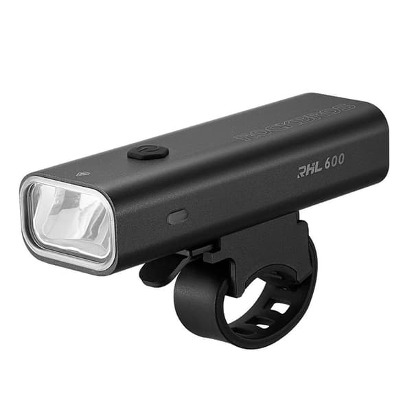 Rockbros Front Light Bicycle 600lm Rechargeable - Black