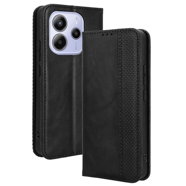 Xiaomi Redmi Note 14 4G Wallet Cover - Black