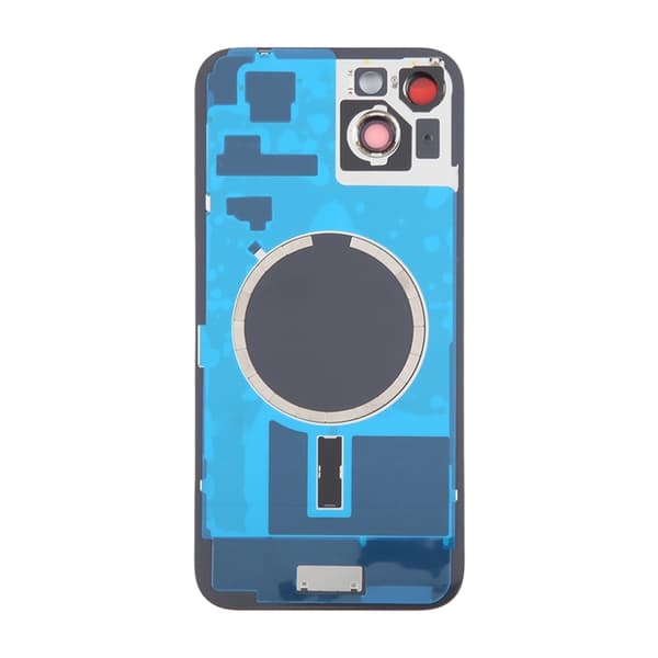 iPhone 15 Plus Back Glass with Magnet and Camera Lens - Pink