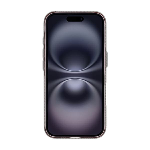 iPhone 16 Mobilskal Carbonmönstrad - Grå