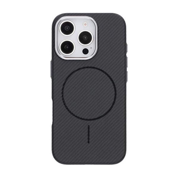 iPhone 16 Pro Mobilskal Carbonmönstrad - Svart