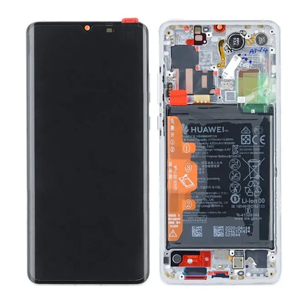 Huawei P30 Pro Screen with LCD Display + Battery Original - Silver