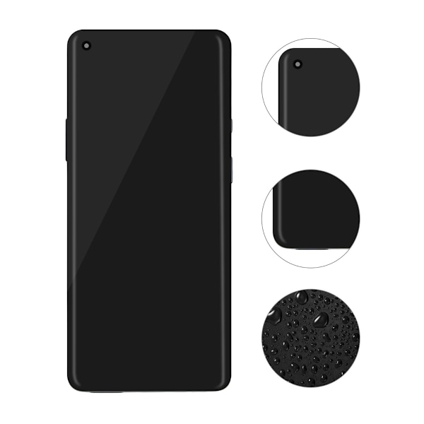 OnePlus 8 Pro Skärm/Display Ram - Svart