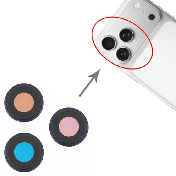 Camera Lens with Frame for iPhone 17 Pro and 17 Pro Max - Blue