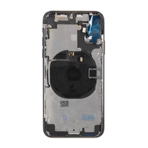 iPhone X Back Cover Complete OEM Black With Small Parts