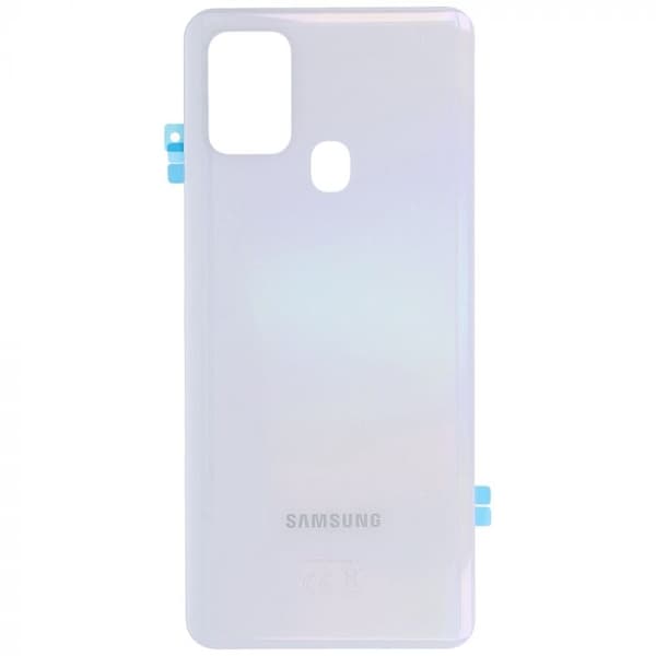 Samsung Galaxy A21s SM-A217F Baksida med tejp Original - Vit Svart