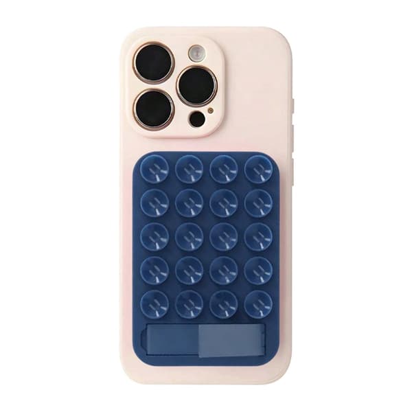 MagSafe Silicone Suction Cup Stand Phone Mount Dark Blue