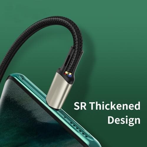 Baseus Cafule Snabbladdningskabel VOOC 30W 5A USB-C 1 m - Svart Svart