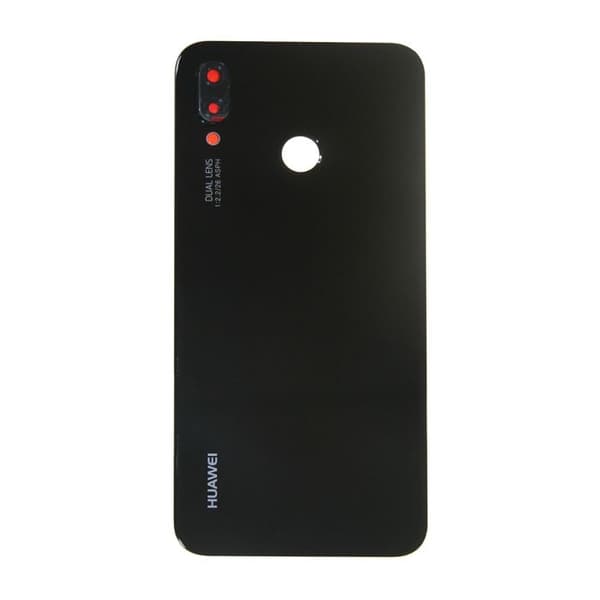 Huawei P20 Lite Baksida med tejp - Svart Svart