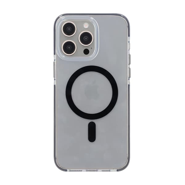 iPhone 15 Pro Mobile Case Magnet Double Protection - Black