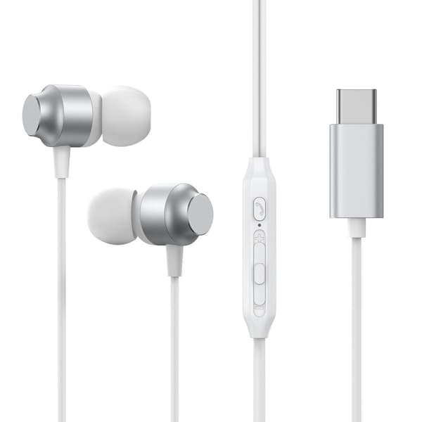 Joyroom JR-EC06 USB-C in-ear headphones – white