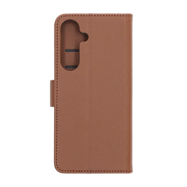 Wallet Case with Stand for Samsung Galaxy S25 FE - Brown