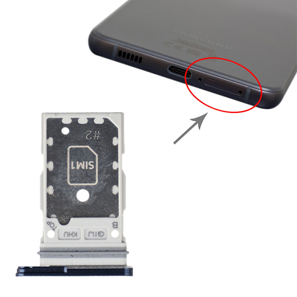 Samsung Galaxy S21 FE Simkortshållare - Blå