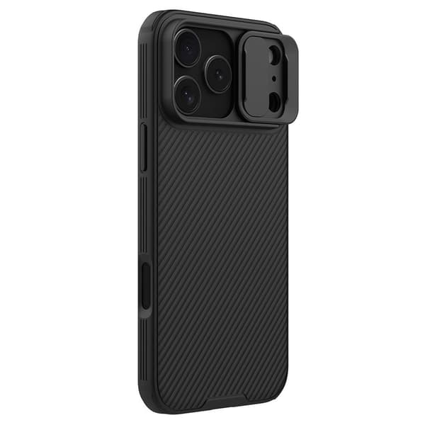 NILLKIN iPhone 18 Pro Max/17 Pro Max Case with Camera Cover - Black