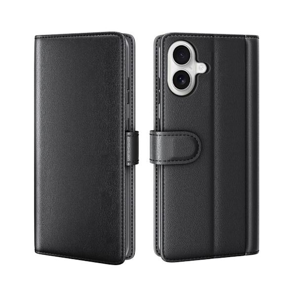 iPhone 17 leather cover – black