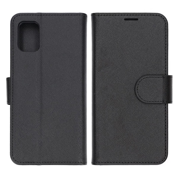 Samsung Galaxy A51 Plånboksfodral med Stativ & Kortfack - Svart