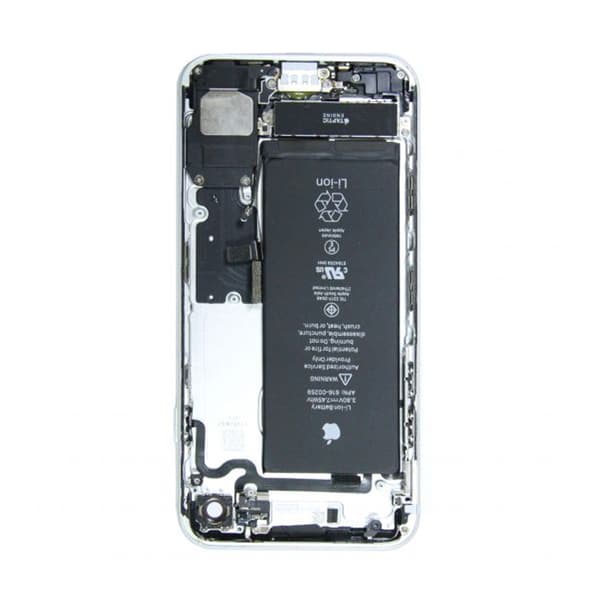 Begagnad iPhone 7 Baksida med Komplett Ram med Batteri (Begagnad) - Silver