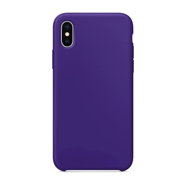 Silicone Case For iPhone X Violet