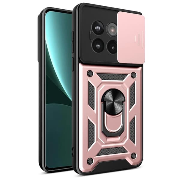 OnePlus 13R 5G Case with Stand - Rose Gold