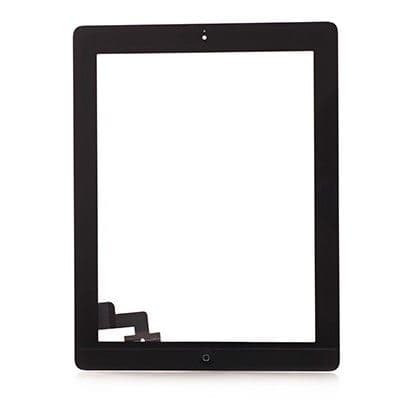Apple iPad 2 Komplett Glas & Digitizer Med Delar - Svart