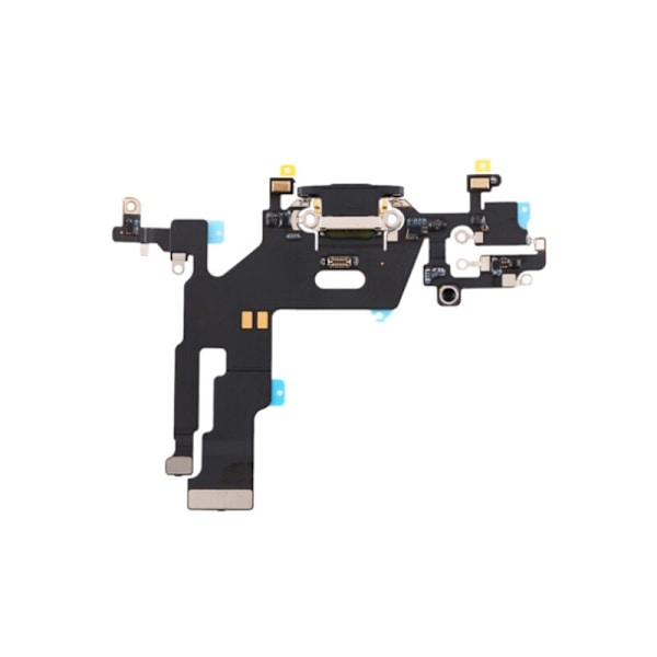 Original iPhone 11 Laddkontakt med Flex - Svart