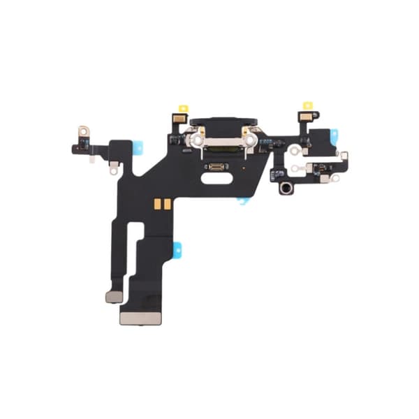 Original iPhone 11 Laddkontakt med Flex - Svart Svart