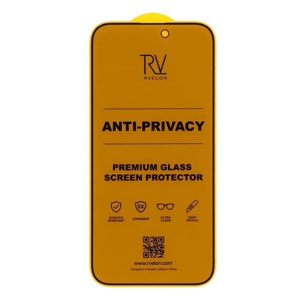 Screen Protector for iPhone 14 Pro Max/15Plus/16Plus – Full Cover Privacy Tempered Glass Rv packing no instlation frame