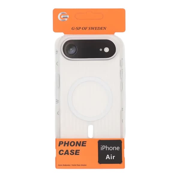 Corrugated Mobile Case for iPhone Air - Frosted White