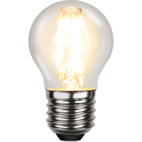 LED lamp E27 G45 clear 4W 2700K 470 lumens