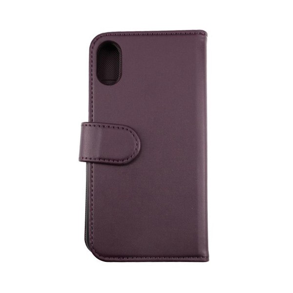 iPhone X/XS Plånboksfodral Magnet Rvelon - Mörklila