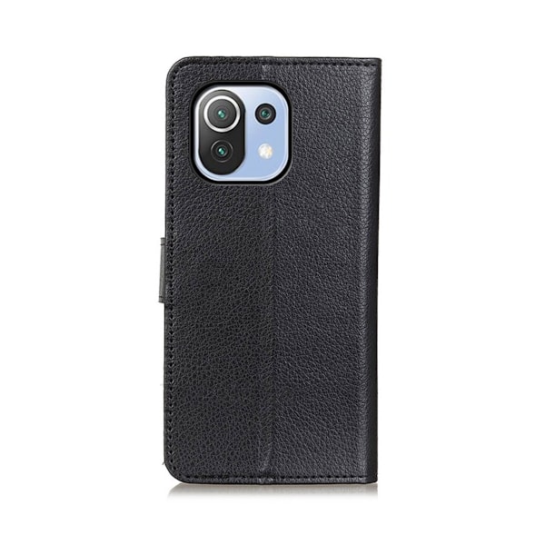 Xiaomi Mi 11 Plånboksfodral med Stativ - Svart