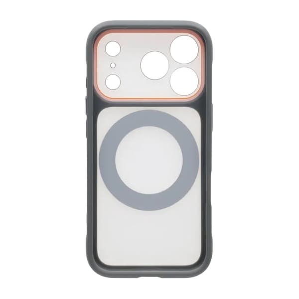 Skal med Roterbart MagSafe-Stativ för iPhone 17 Pro - Grå