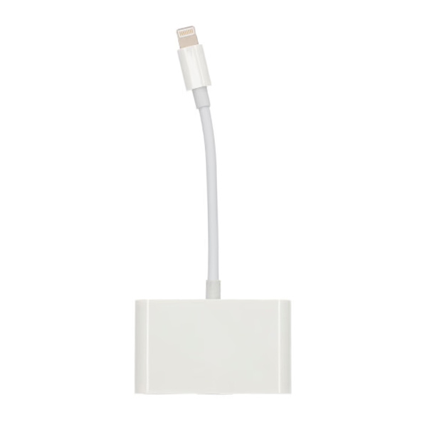 Lightning to Ethernet and Lightning and USB A
