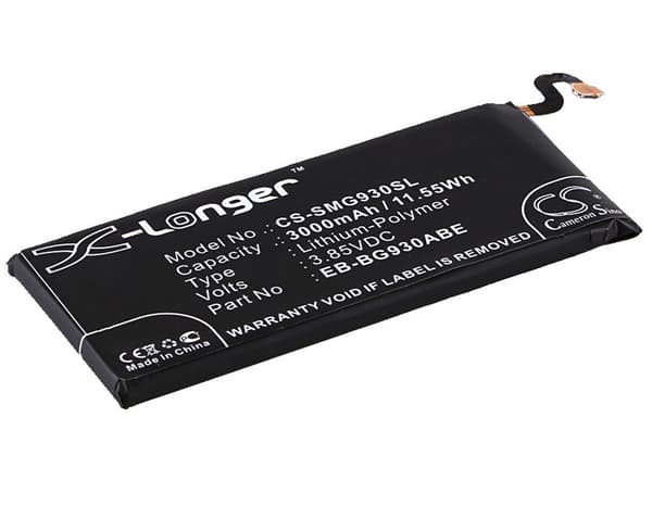 Battery for Battery for Samsung Galaxy S7 3000mAh, 3.85V