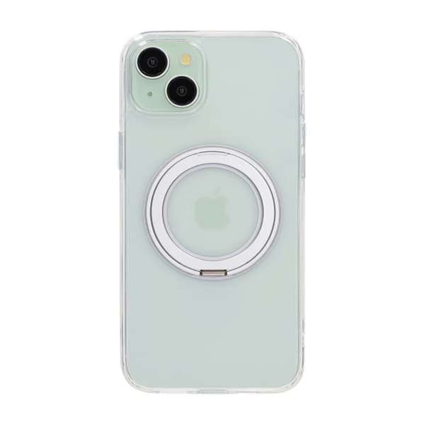 iPhone 15 Plus Mobilskal med Magsafe Stativ - Transparent