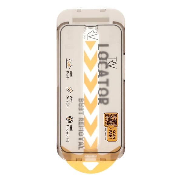 Rvelon Skärmskydd för iPhone 13/13 Pro/14/16e med Monteringsram - 2.5D Härdat Glas