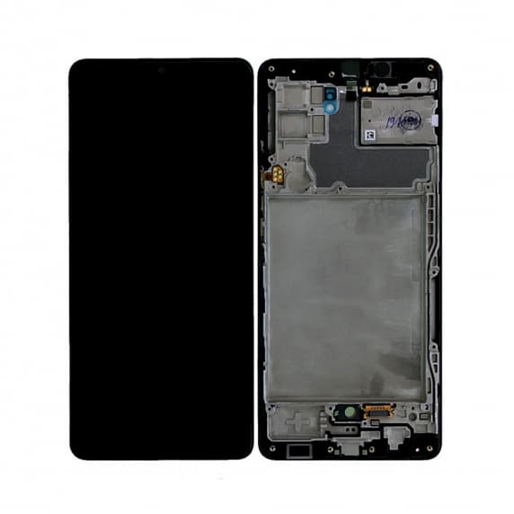 Samsung Galaxy A42 5G Skärm med LCD Display svart - Original Svart