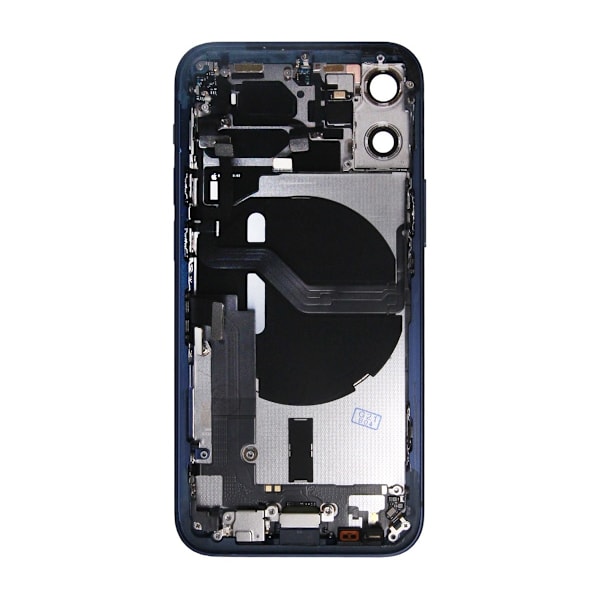 iPhone 12 Mini Baksida med Komplett Ram - Blå