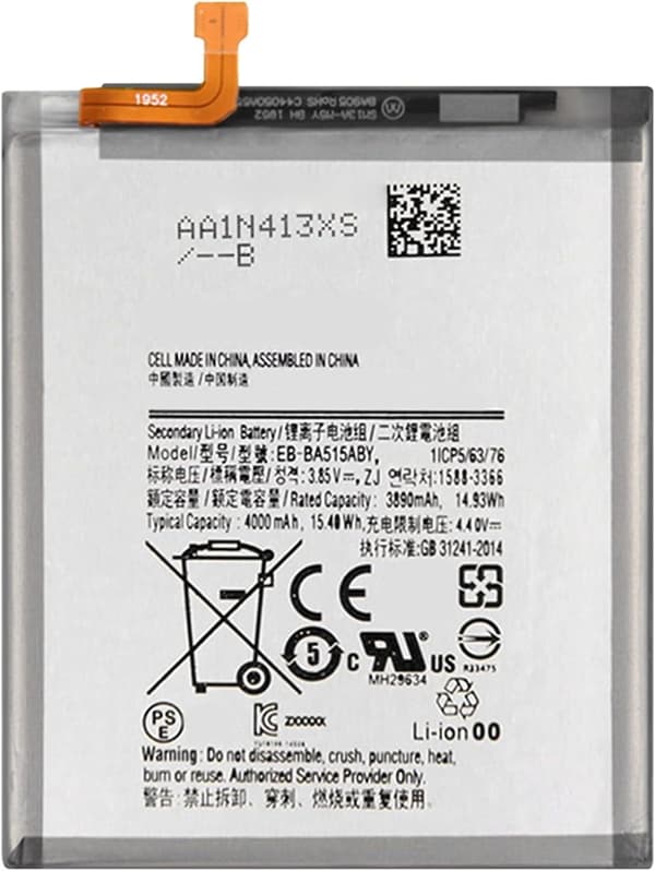 Samsung Galaxy A51 SM-A515F Batteri Svart